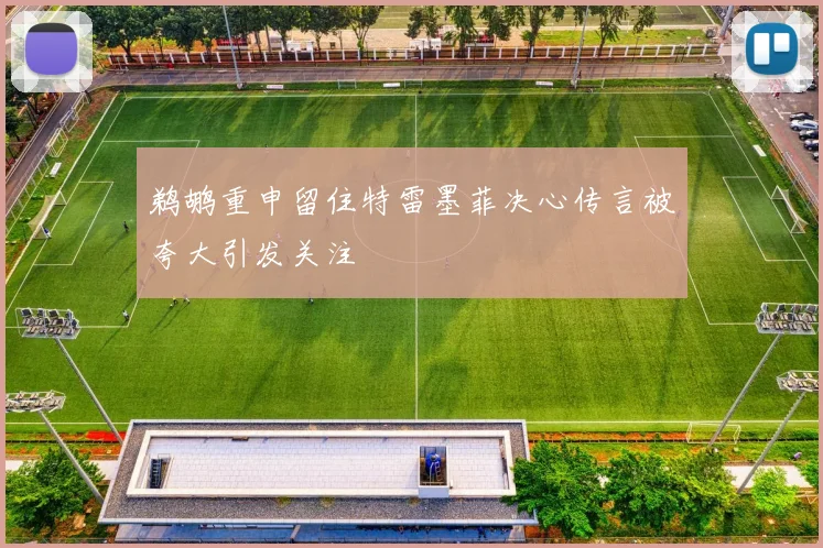 鹈鹕重申留住特雷墨菲决心传言被夸大引发关注